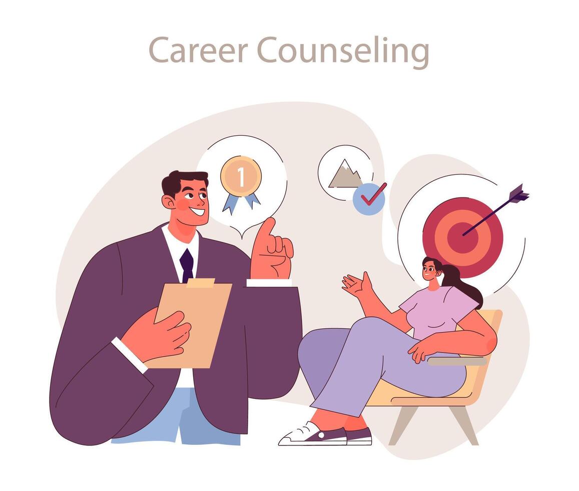 Career counseling illustration