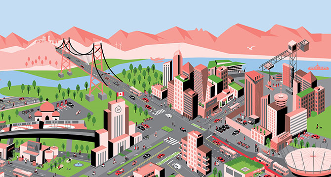 Illustration of Vancouver